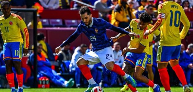 فرنسا تضرب كولومبيا بثلاثية ودياً