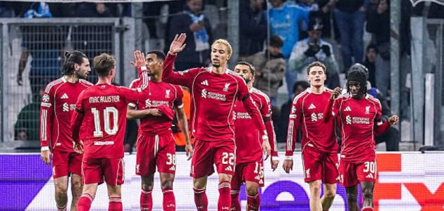 قائمة ليفربول لمواجهة باريس سان جيرمان في دوري الأبطال